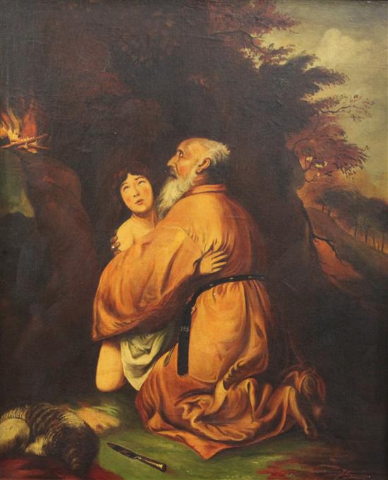 J. Veerman Abraham and Isaac 24 x 20in.